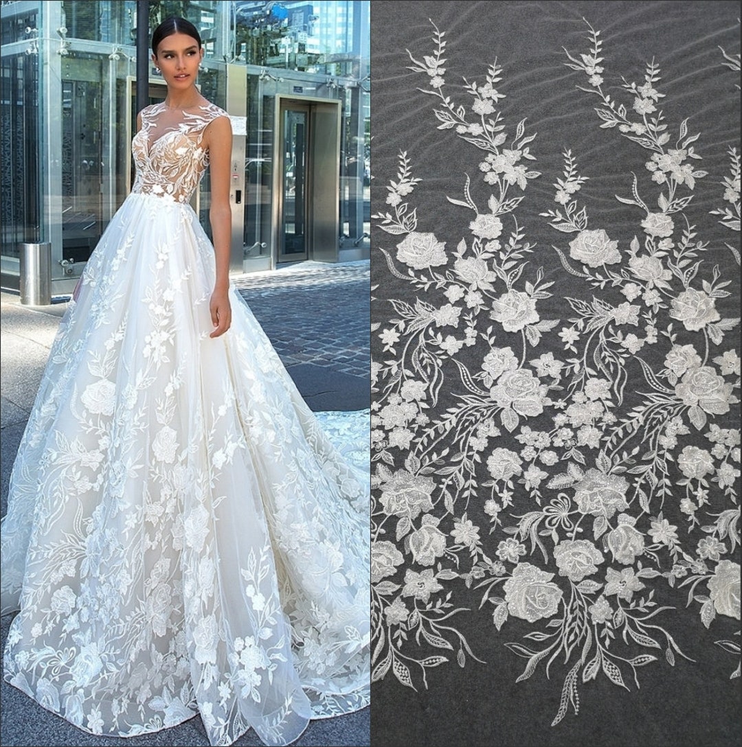 AMERI MEDI EMBROIDERY TULLE LACE DRESS Ｍ MEDI EMBROIDERY TULLE LACE DRESS ameri