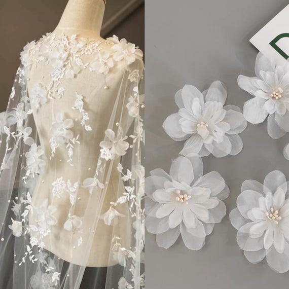 organza flowers for dresses DIY Organza Flower