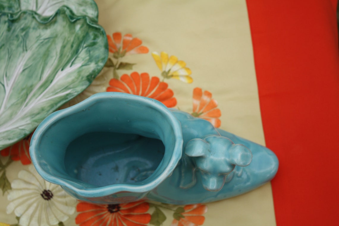 Vintage Mccoy Planter With Puppy - Etsy