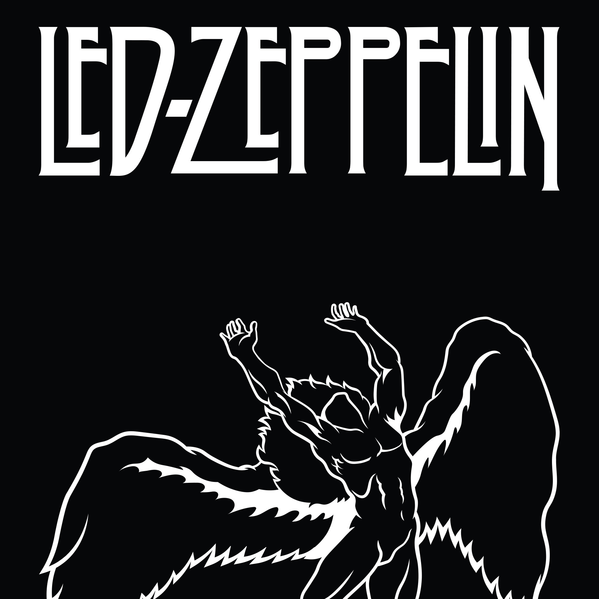 Framed Led Zeppelin Trio - Etsy