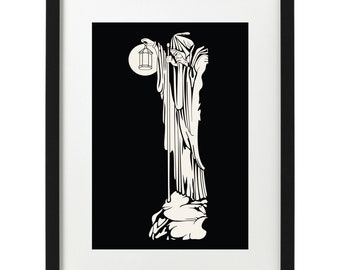 Led Zeppelin Hermit Print - Etsy