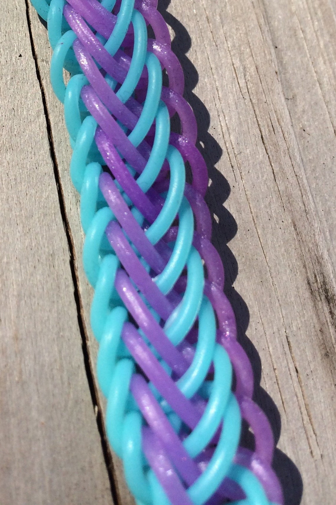 Rubber Band CrissCross Bracelet Etsy
