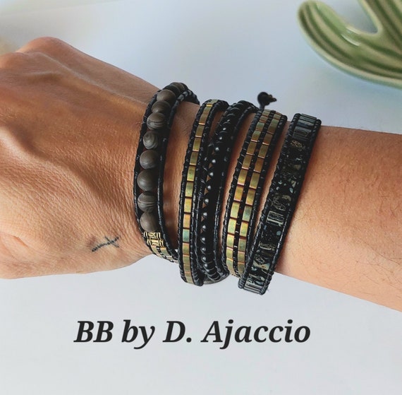 Etsy leather wrap bracelet best sale