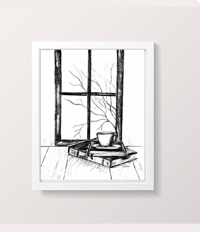 Pencil drawing print Graphite art Original Pencil sketch Etsy