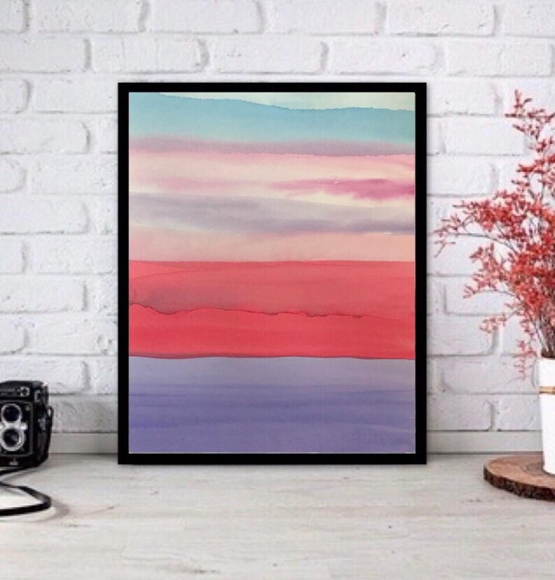 beachbag Beach Carryall Watercolor tote Abstract Tote bag Canvas tote reusable bag Market bag pastel purse shoulder bag Ocean tote