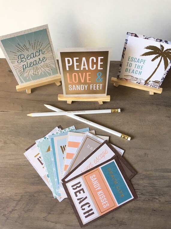 Office Desk Accessories for Women, Inspirational Cards With Stand, Cute  Motivational Quote Card, Aesthetic Desk Decor, Travel Lover Gift 