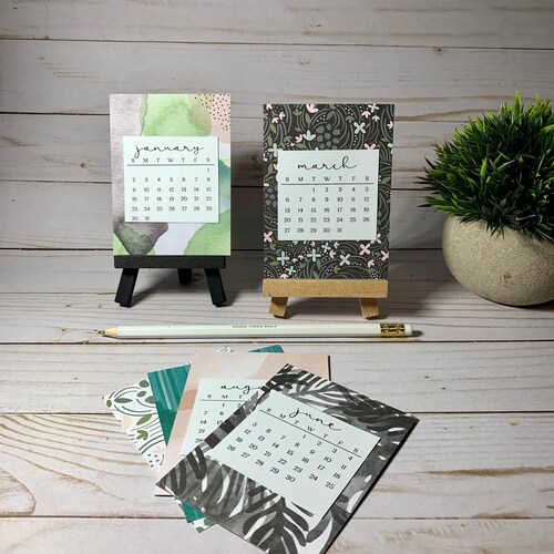 Mat 2023 Calendar Mini 2022-2023 Rolling Desk Calendar Office Decor Calendar | Etsy Ireland