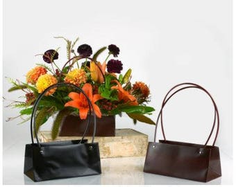 Large Gift Favor Bags~Wedding Gift Favor Bags~Long Handled~Wedding Vase~Silver~Black~Kraft~Brown~Party Favor Bag~Gift Bag~Rustic Wedding Bag