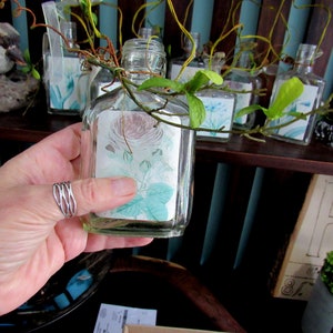 Vintage 8 Bottles Wired Hanging Vase Plant Pot Wedding Table Centerpiece Flower