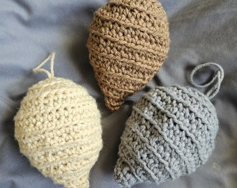 Decoy Nest / Hive - Deter wasps, hornets, and bees (Finished crochet product)