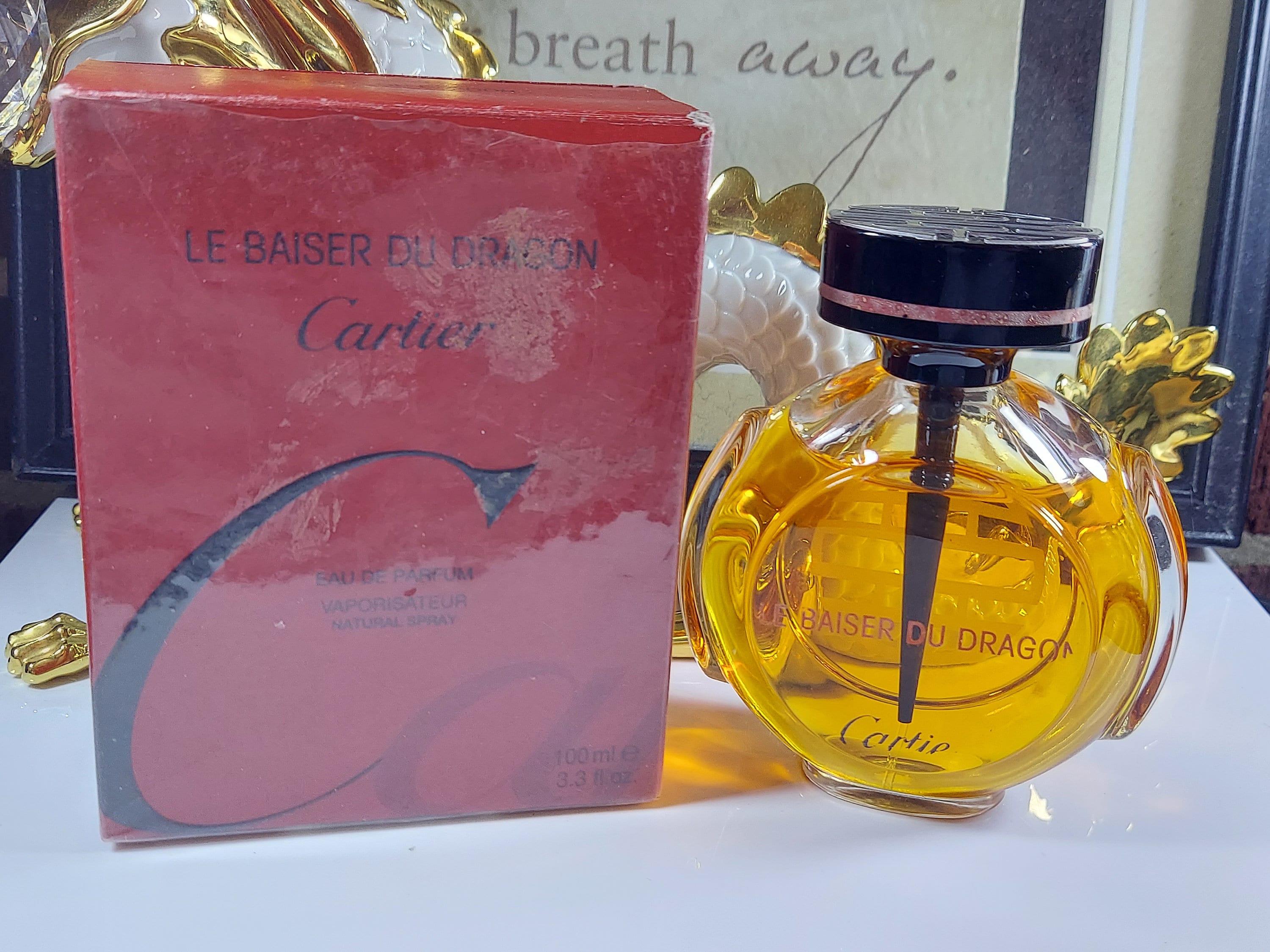 Le baiser du dragon by cartier cheap eau de parfum spray 3.3 oz