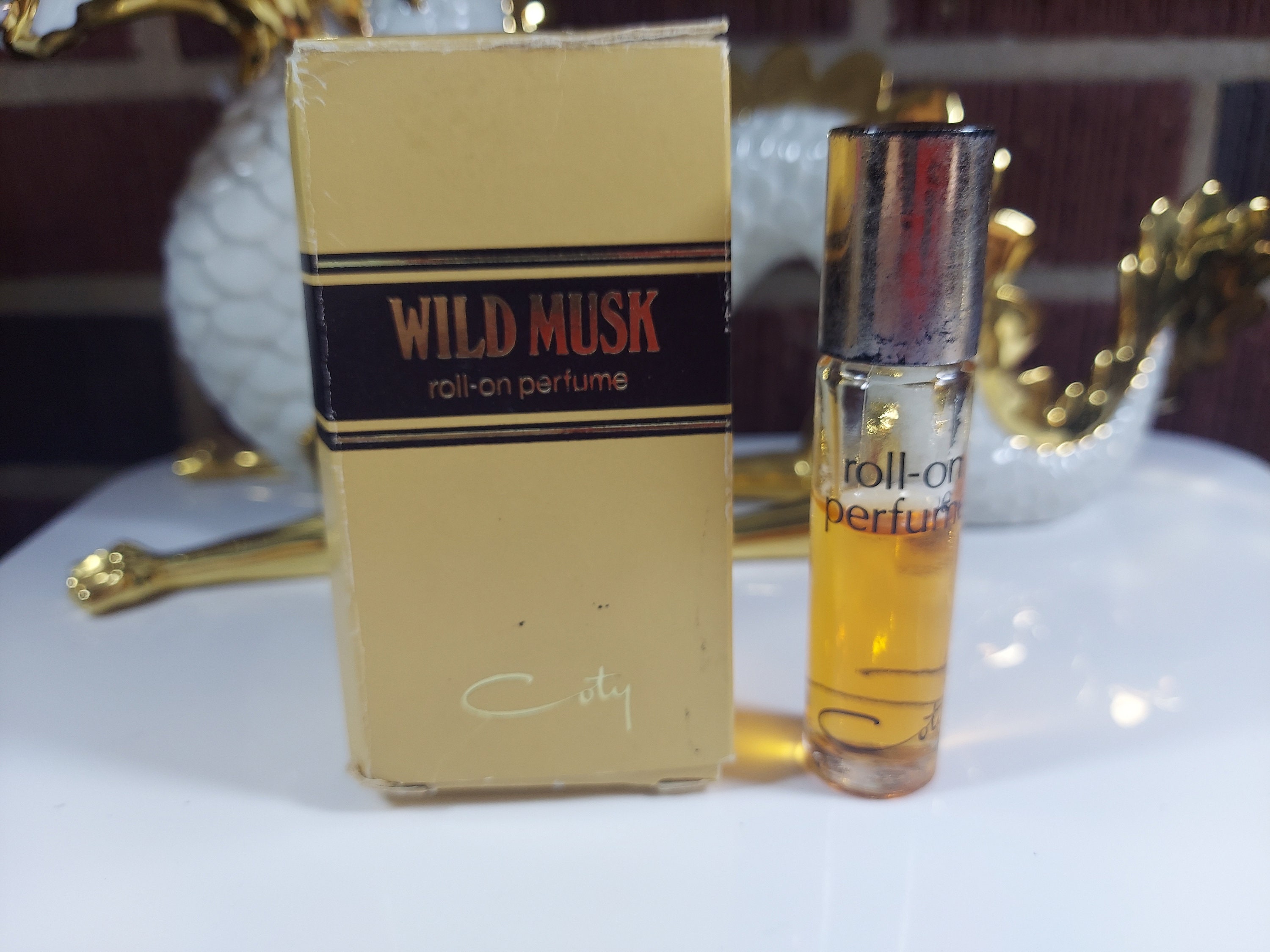 Wild Musk Oil .5 Oz by Coty Bottle New Old Stock Extremely Rare Vintage in  Original Box -  India