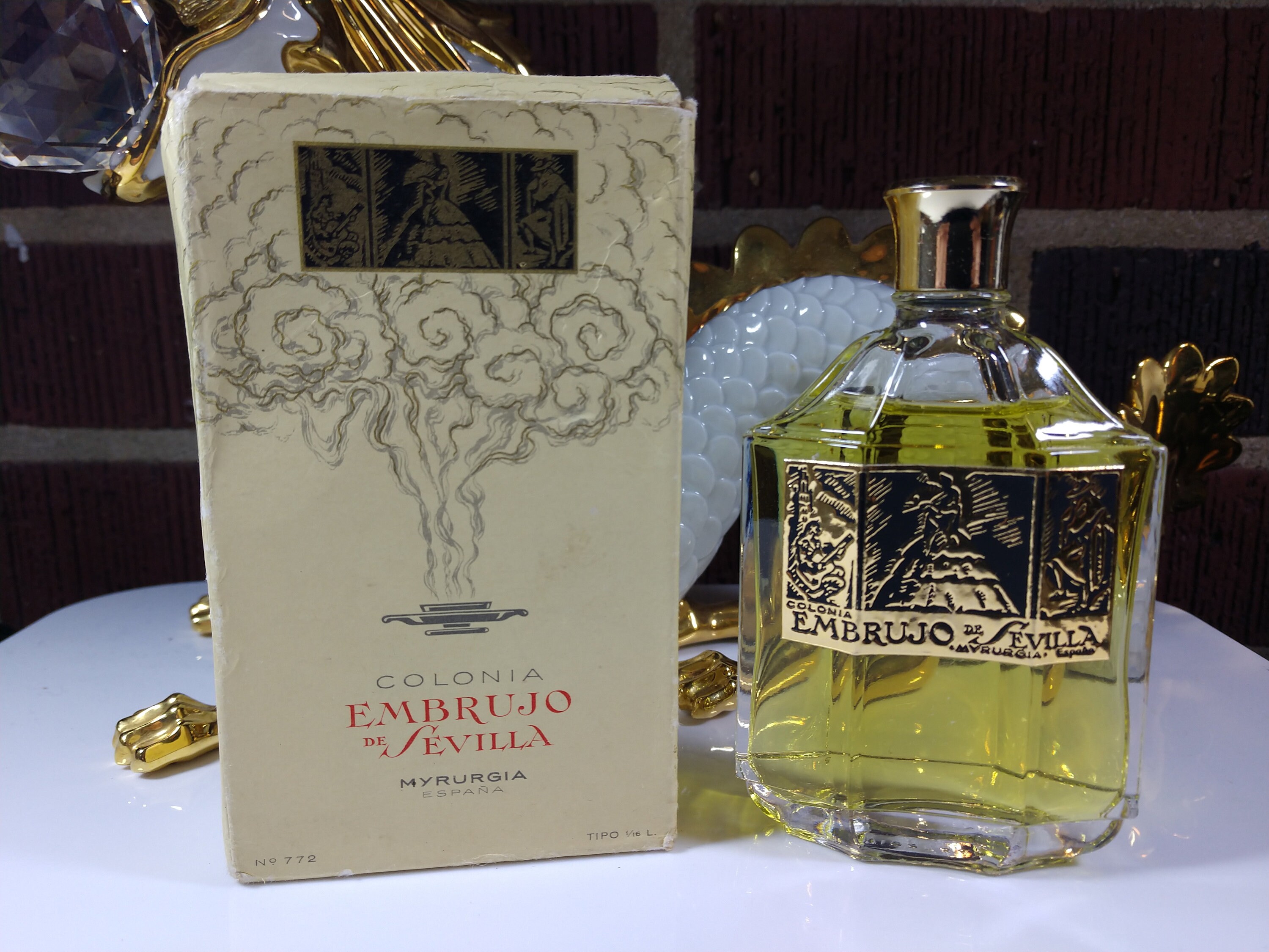 Myrurgia Embrujo de Sevilla Perfume 1 3 4oz Raro Etsy Mexico