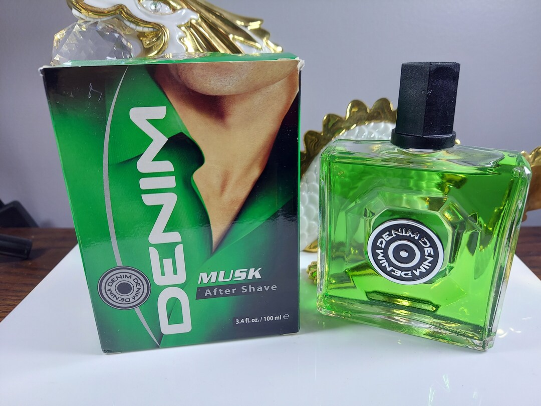 Denim Musk After Shave 100ml 3.4oz in Original Box Vintage Etsy
