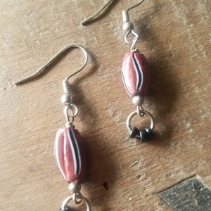 The coolest African Trade bead earrings