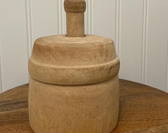 Antique Butter Mold and Stamp