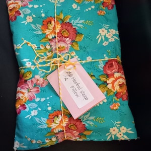 Herbal Sleep Pillow, Restful, Teacher&#39;s Gift, Roses, Lavender, Chamomile, Jasmine, Sleep Pillow, You, Mothers, Fathers, Grandmother, gifts.