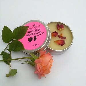 Rose Bud Hand Salve: Essential Oils for Dry Hands