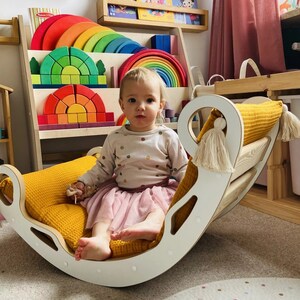 My Photostation.com Montessori Climbing Arch Pillow Waldorf Arch Rocker  Pillow Kid Climbing Cushion Rocking Arch Cushion Kid Rocker Cushion Pikler