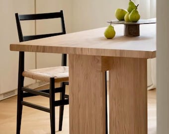 Piano di lavoro in rovere massello / Dimensioni personalizzate, finitura naturale o oliata