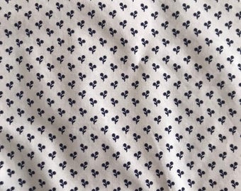 Bianco con fiori - 100% cotone