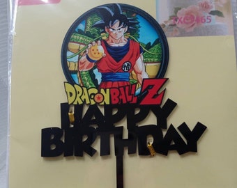 Dragon Ball Z Cake Topper Etsy