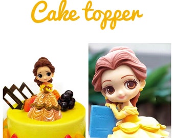 Belle Cake Topper Etsy