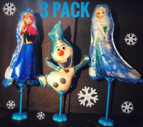 Frozen Elsa Anna Olaf Birthday Party Balloon Centerpiece Etsy