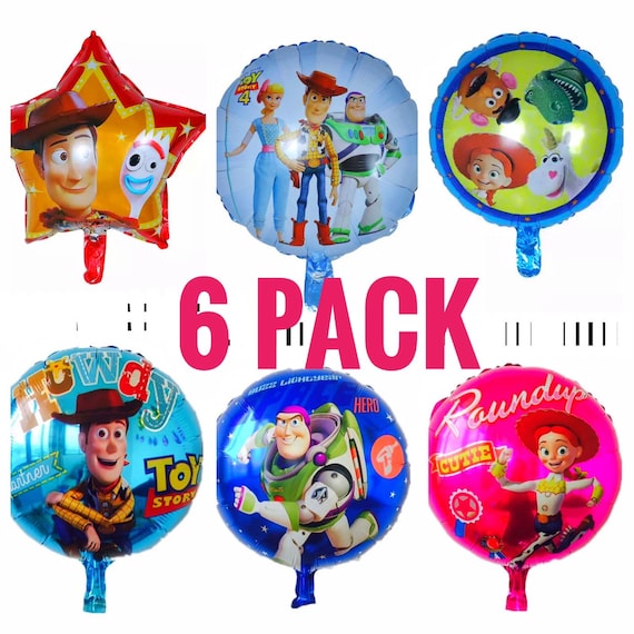 TOY STORY BUZZ LIGHT YEAR BIRTHDAY PARTY FOIL BALLOON BOUQUET 5 PACK DECORATION