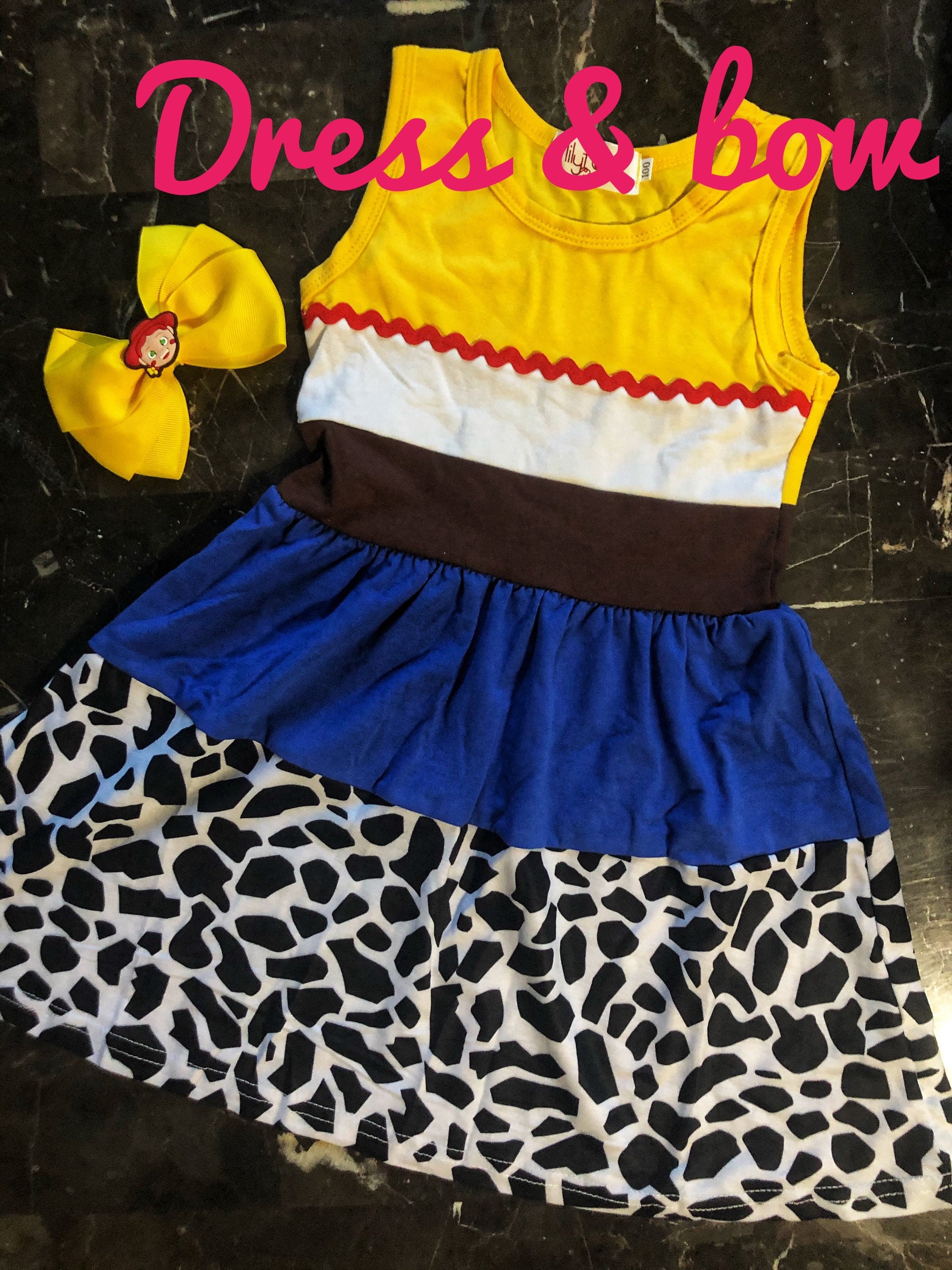 Jessie Dress Toy Story Cowgirl inspired dress and bow!