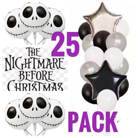 Download Free The Nightmare Before Christmas Jack Skellington Party Balloon Etsy SVG Cut Files