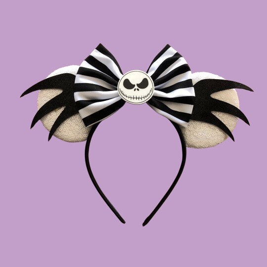 Jack Skellington Mickey Mouse Ears The Nightmare Before Christmas