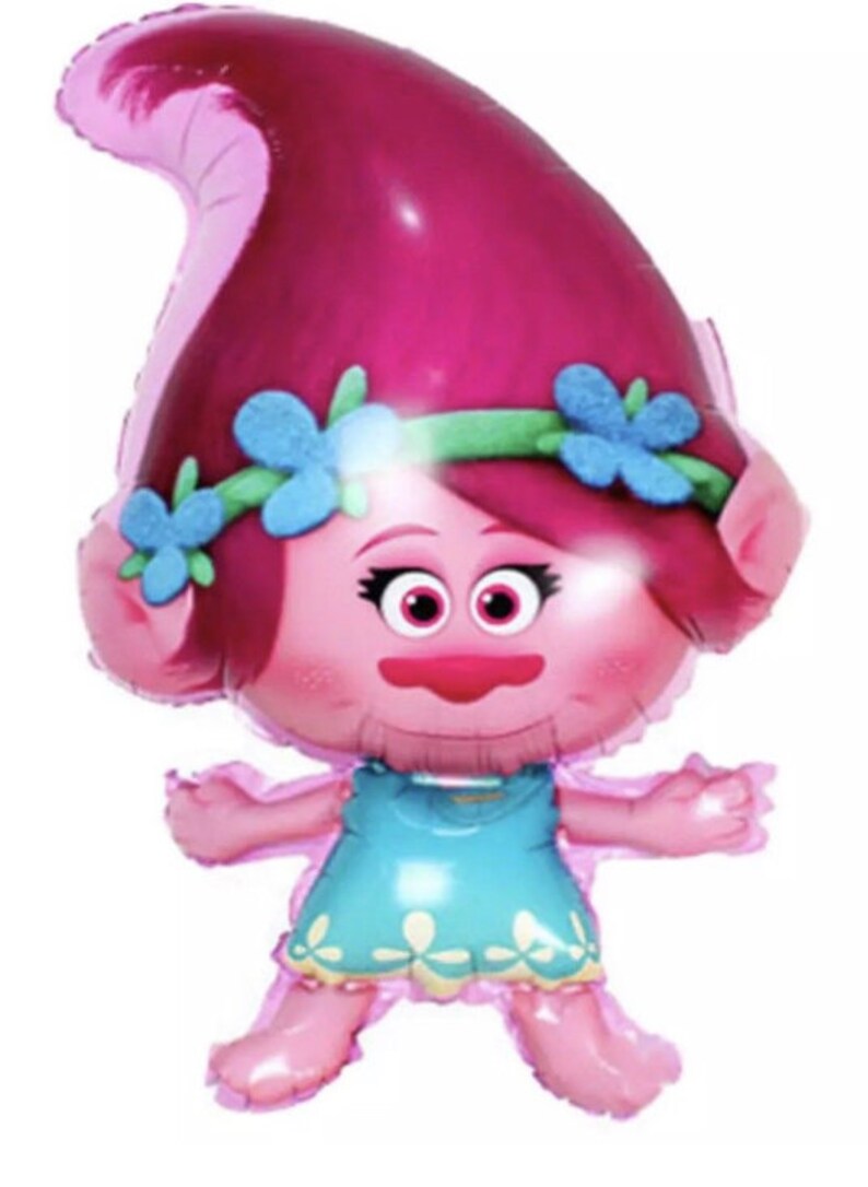 Balloon Decor 29\u201d Birthday party Trolls Poppy Balloon