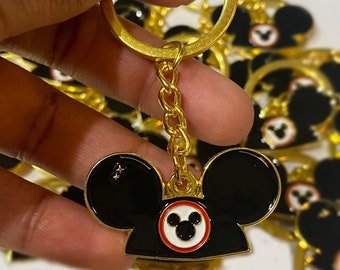 Mouseketeer Keychain| Mouseketeer Ear Hat Enamel Keychain| Disney Keychain | Mickey Ear Keychain| Disney keychain