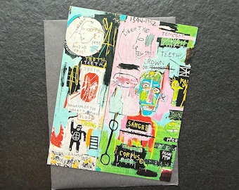 Vintage Basquiat Art Blank Cards | teNeues & Taschen