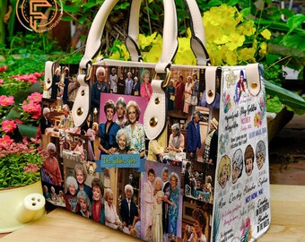 The Golden Girls Leather Bag, The Golden Girls Lover's Handbag, The Golden Girls Bags and Purses, Custom Leather Bag, Personalized Bag