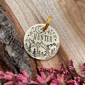 Dog Tag 薔薇 透かし Dog Tag 薔薇 透かし チェーン付き