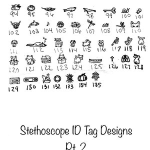 Stethoscope ID Tag Gift For Nurse Nursing Student Gift Gift for Doctor Name Tag Stethoscope Tag Stethoscope Charm sweetheart image 3