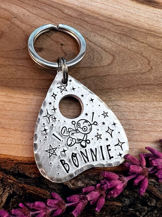 Pet ID Tag Planchette Voodoo Doll Dog Tag Dog Collar Tag Pet Name