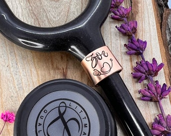 Stethoscope ID Tag, Gift For Nurse, Nursing Student Gift, Gift for Doctor, Personalized Stethoscope Tag, Custom, limon, Personalized