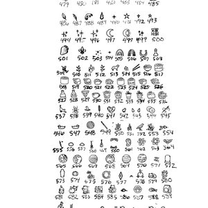 May include: A sheet of black and white small design stickers. The stickers are approximately 2.5 to 6 millimeters in size. The sheet includes a variety of designs, including hearts, stars, musical notes, animals, and more.