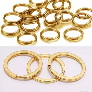 Add On Order Extra Split Ring Existing Orders Only Hardware 20/12mm Set Gold