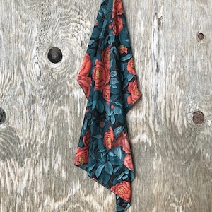 Silk Peony Scarf