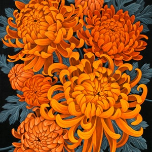 Giclee Art Print - Chrysanthemums