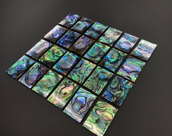 Abalone Shell Rectangle Flat 20x30mm (10/20/50pcs)