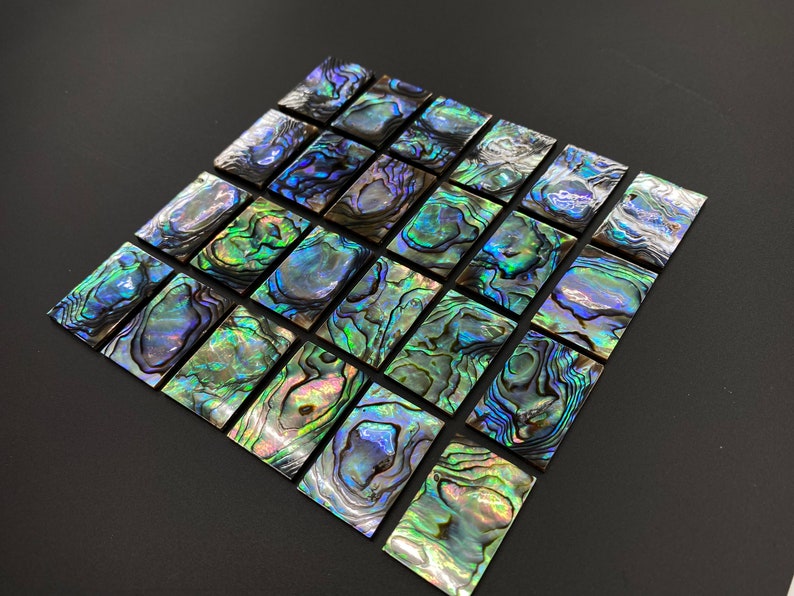 Abalone Shell Rectangle Flat 20x30mm 10/20/50pcs image 1