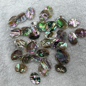 Abalone Shell Oval Flat - 13x18mm