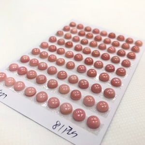 Muszle muszli muszli Pink Queen okrągłe Cabs 5 mm, 6 mm, 8 mm, 10 mm, 12 mm, 15 mm, 16 mm, 20 mm,25 mm, 30 mm, 35 mm