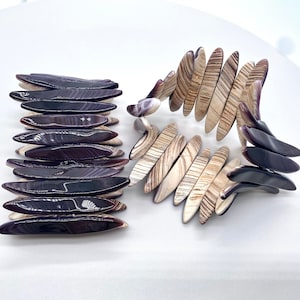Wampum Quahog-schelparmband Polsband