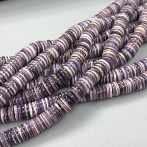 Top Quality Wampum Quahog Shell Heishi 12mm